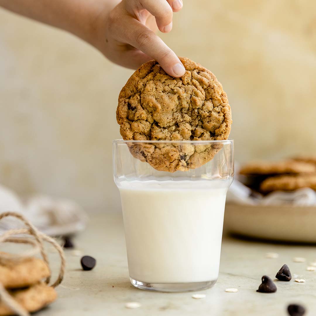 Chocolate Chip Oatmeal Cookies (Box of 12)